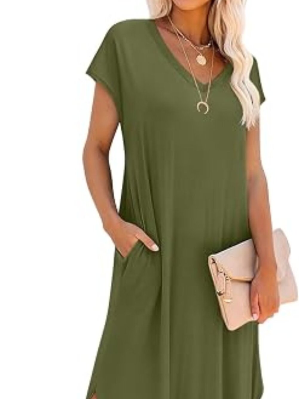 Summer Maxi Dresses for Women Cap Sleeve Long Sundress with Pockets | Casual Ts